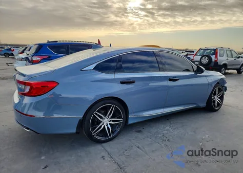 2021 Honda Accord Touring Hybrid z USA, uszkodzony, nr VIN 1HGCV3F95MA019828